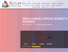Tablet Screenshot of indiahumancapitalsummit.com